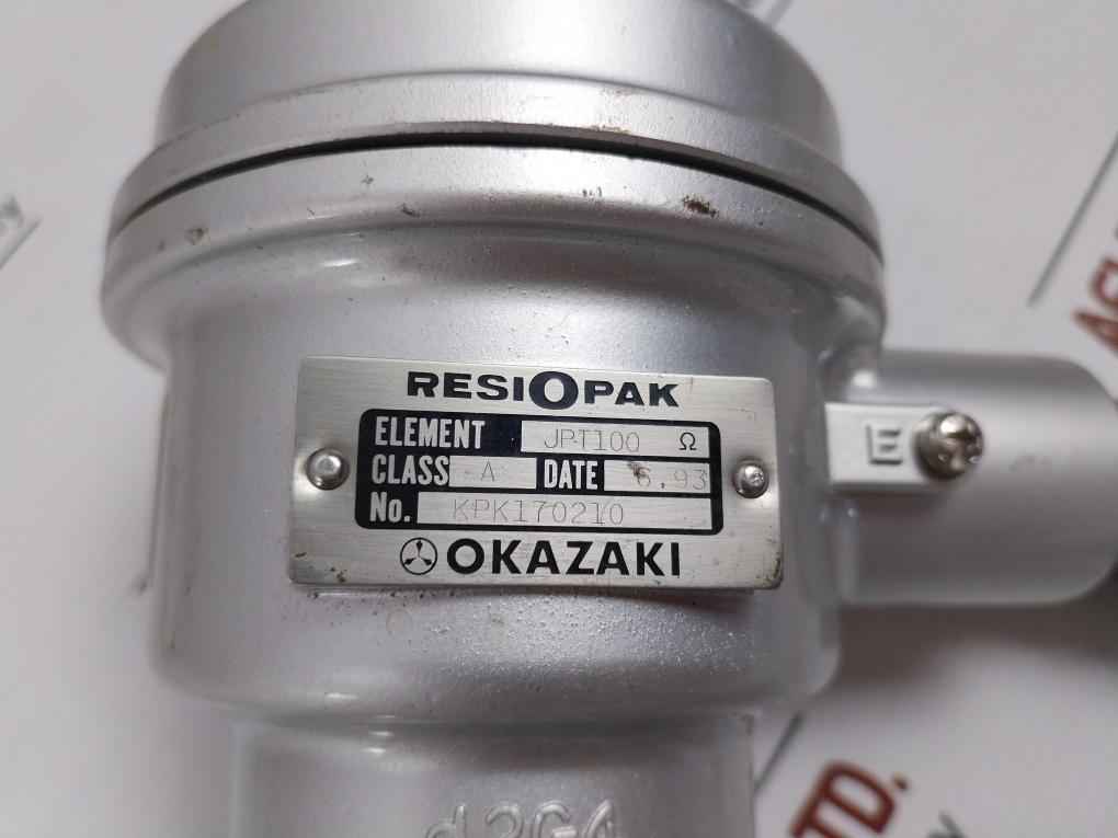 Okazaki  L-247 Mm D-6.5 Mm Part No. OJpt100 Omega Temperature Sensor