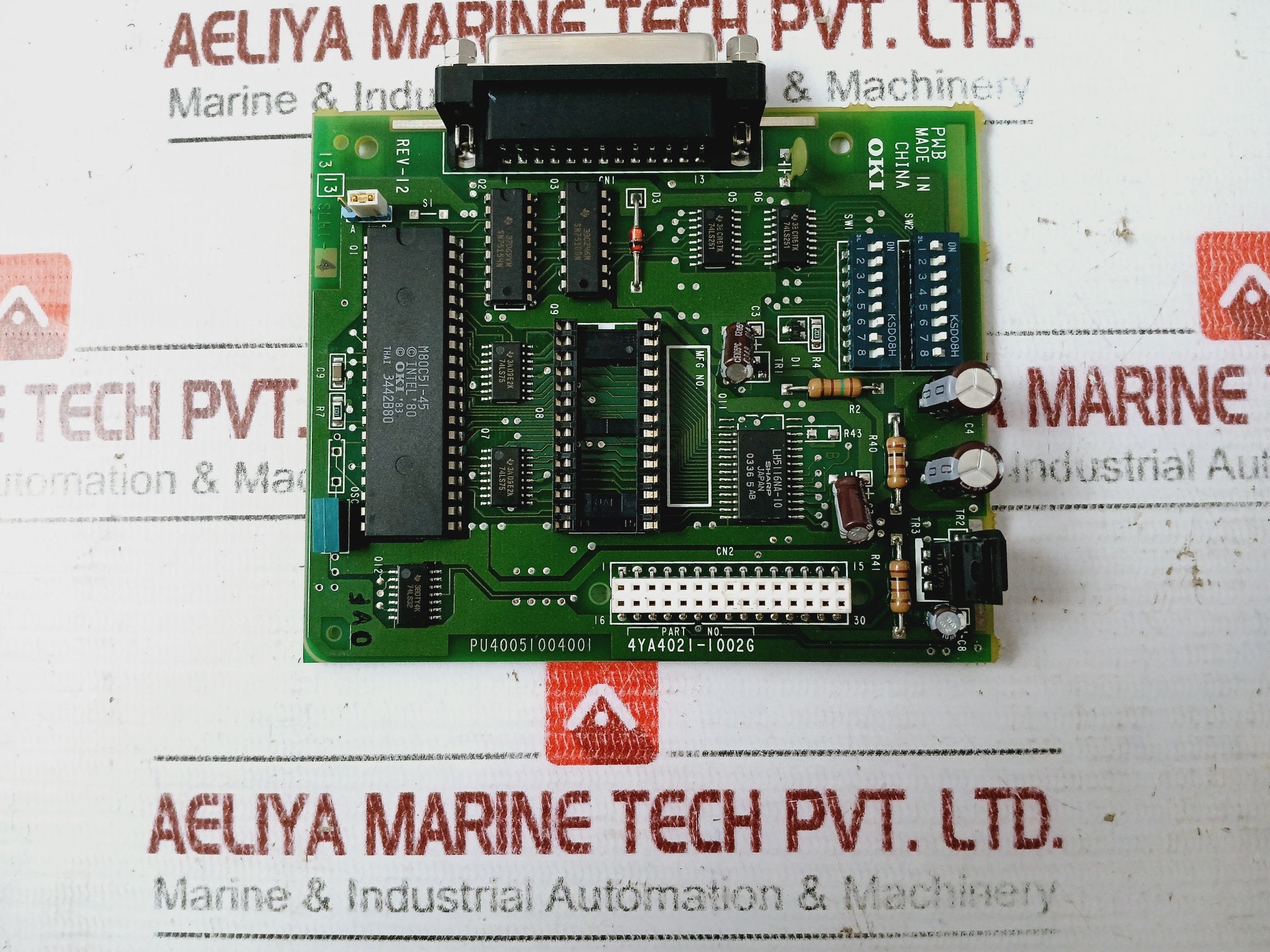 Oki 4ya4021-1002g Data Serial Interface Circuit Board Dml D01 94v-0