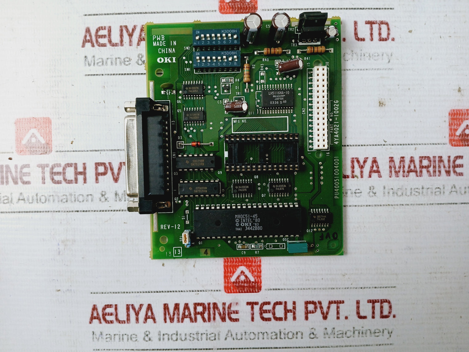 Oki 4ya4021-1002g Data Serial Interface Circuit Board Dml D01 94v-0