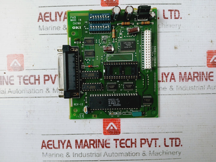 Oki 4ya4021-1002g Data Serial Interface Circuit Board Dml D01 94v-0