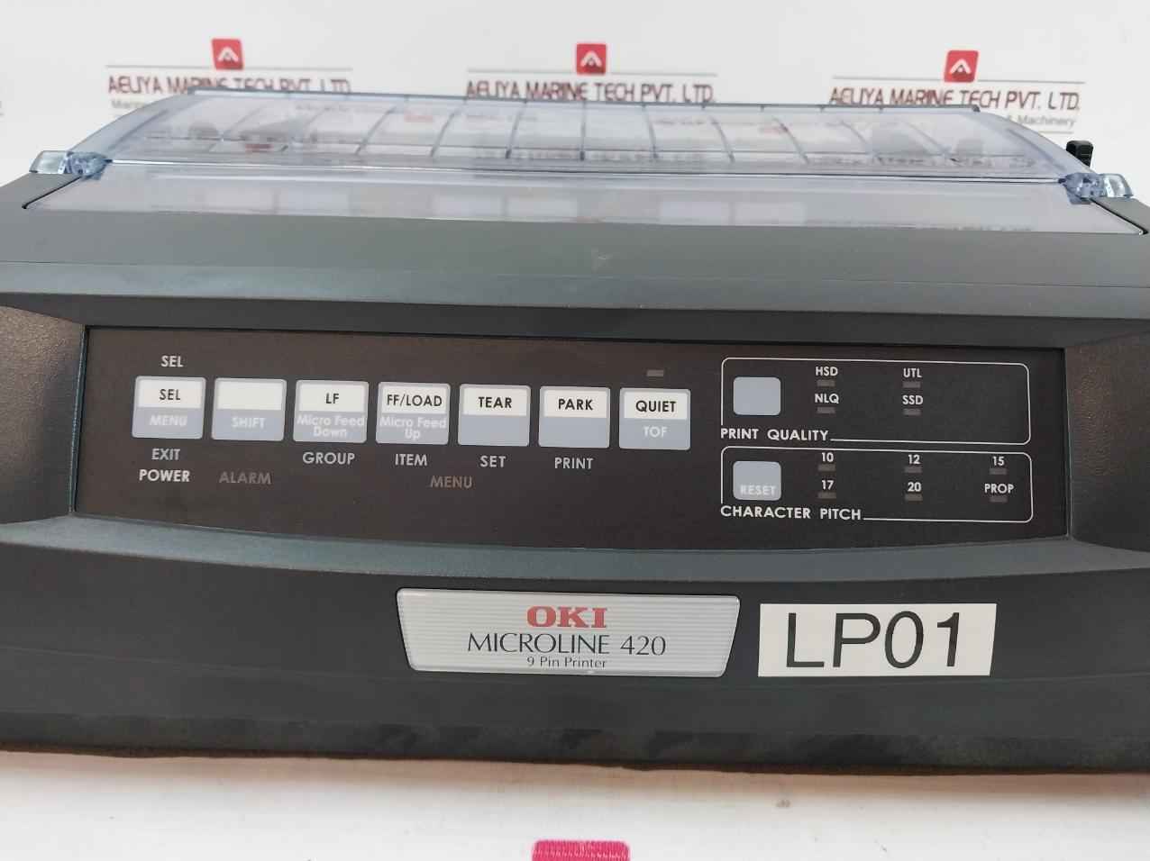 Oki D22900A Microline 420 9 Pin Printer P0928Fr Rev: A01 Ac100-127V 50/60Hz 1.0A