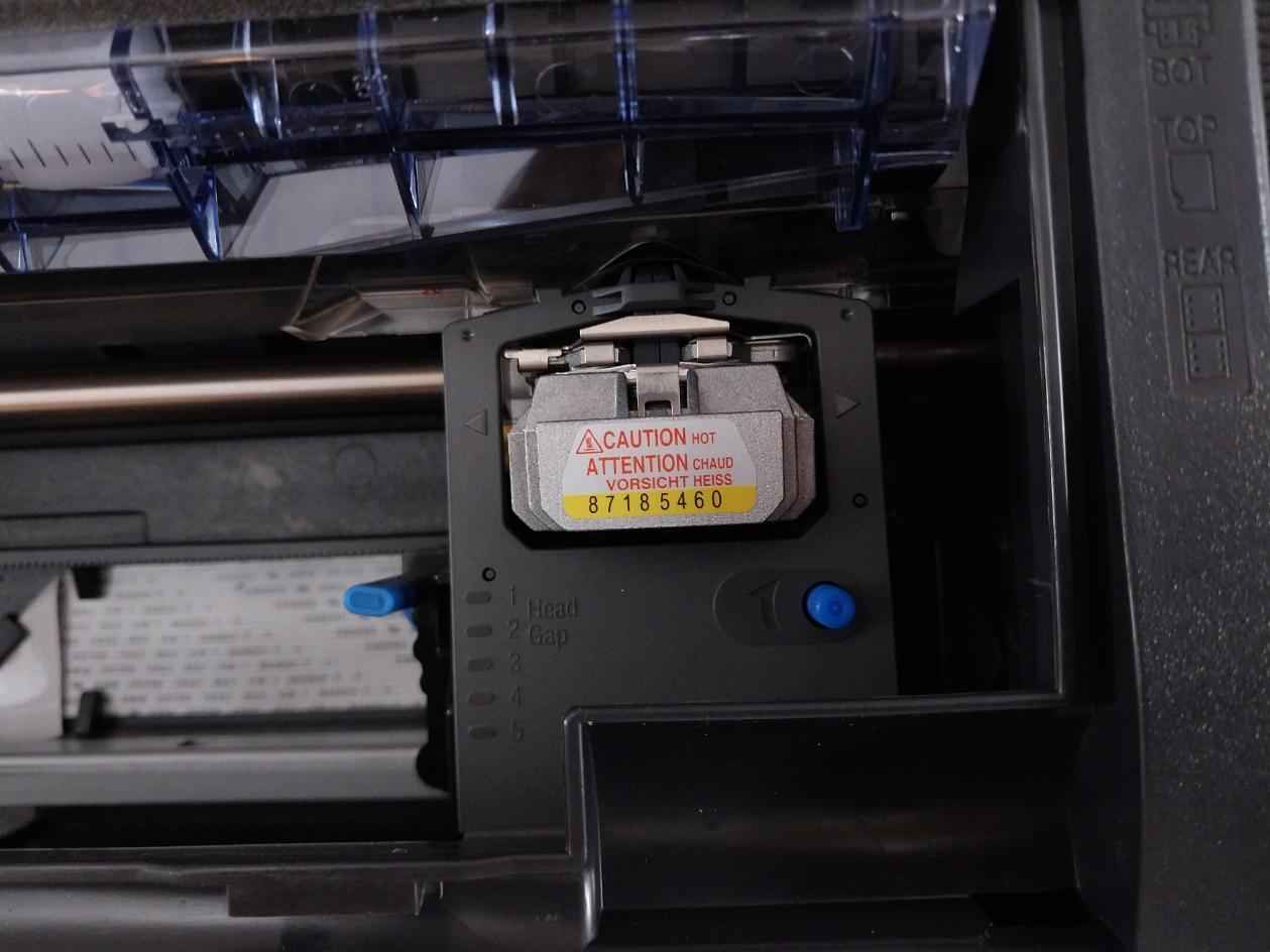 Oki D22900A Microline 420 9 Pin Printer P0928Fr Rev: A01 Ac100-127V 50/60Hz 1.0A