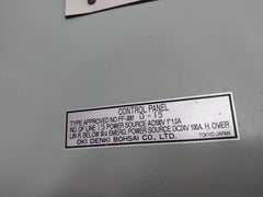 Oki Denki Bohsai Ff-3061 Fire Alarm Control Panel 270-2202A 24V 100Ah