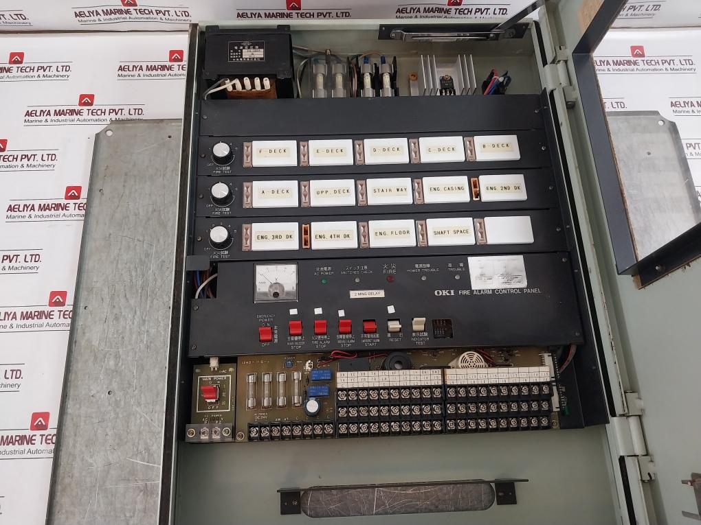 Oki Denki Bohsai Ff-3061 Fire Alarm Control Panel 270-2202a 24v 100ah