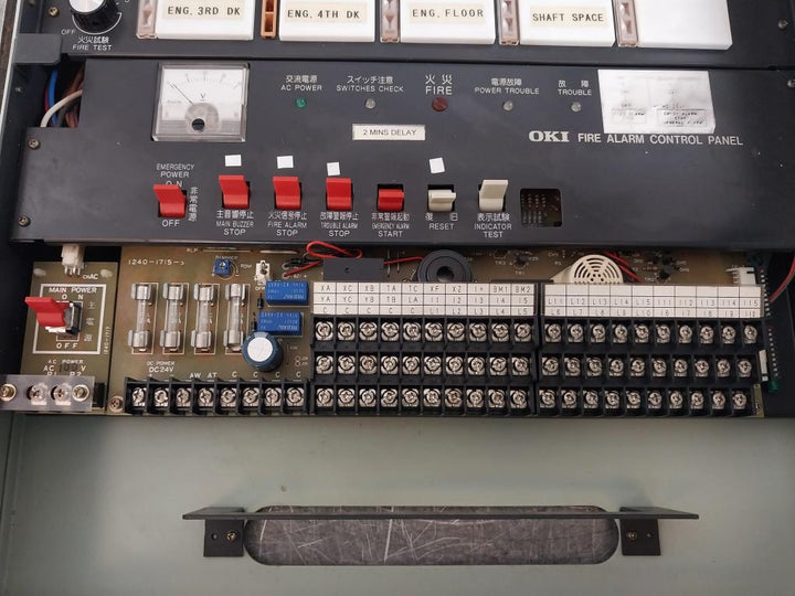 Oki Denki Bohsai Ff-3061 Fire Alarm Control Panel 270-2202A 24V 100Ah