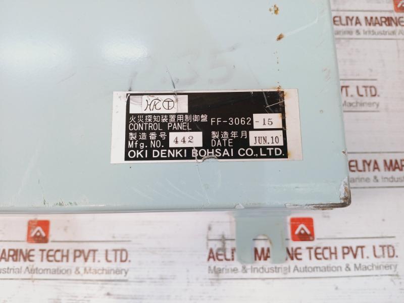 Oki Denki Ff-3062-15 Control Panel Ac 110V 1.0A