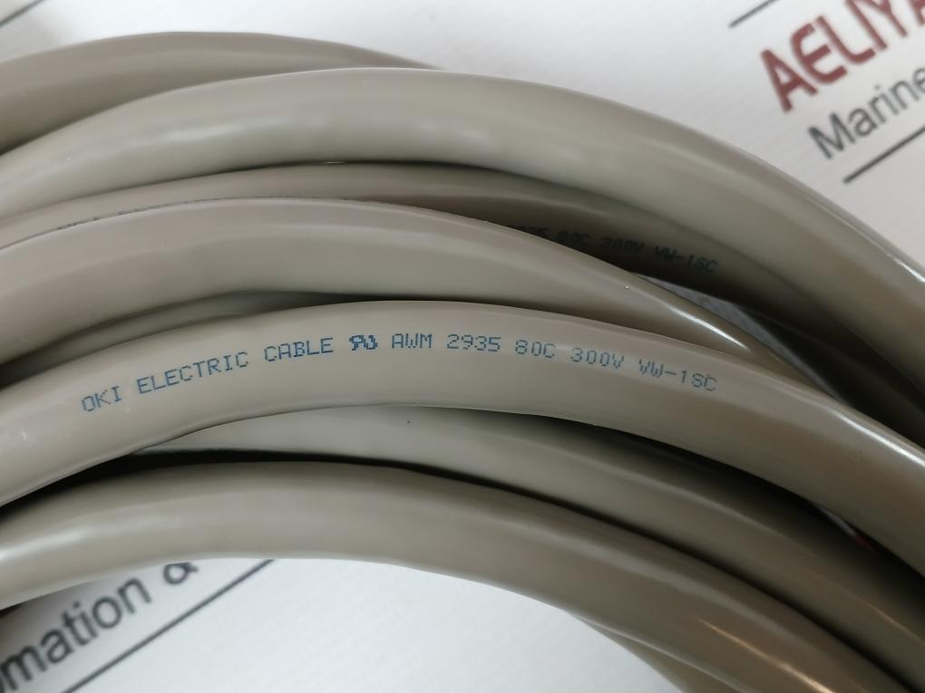 Oki Electric Awm 2935 Input Output Cable 80C 300V 10M Vw-1 Sc