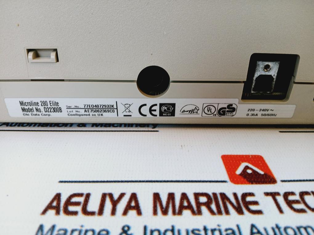 Oki D223008 Microline 280 Elite Printer 01138602