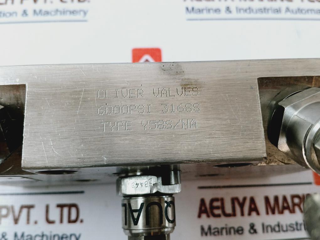 Oliver Valves Y58S/Na Needle Valve 6000Psi