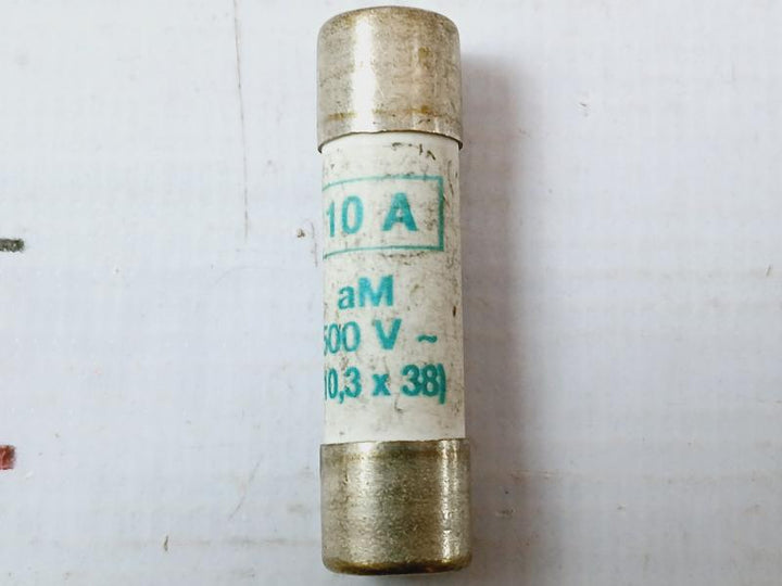 Lot of 2X OMEGA Fuse 10A 500V 10.3x38mm