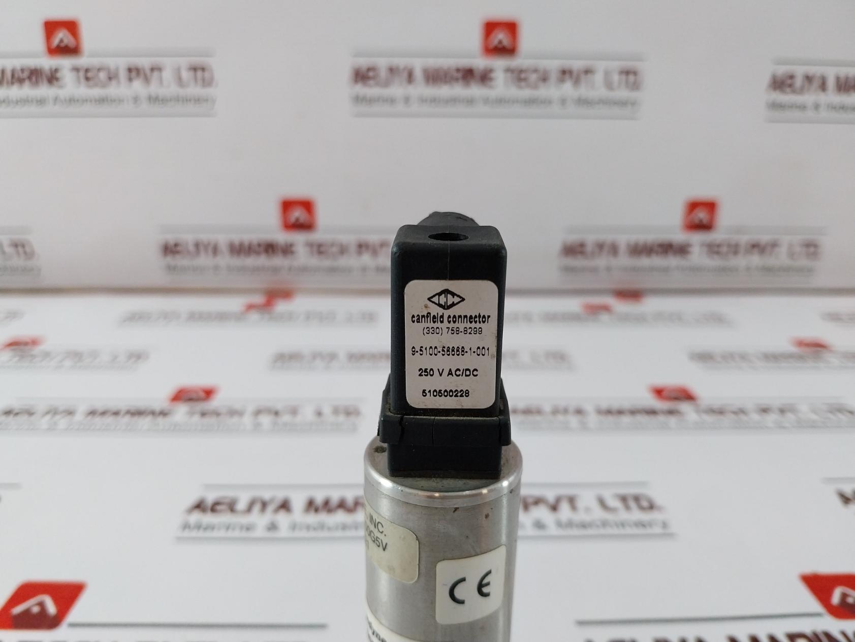 Omegadyne Px219-100G5V Solid State Transducer Canfield Connector 250V Ac/Dc