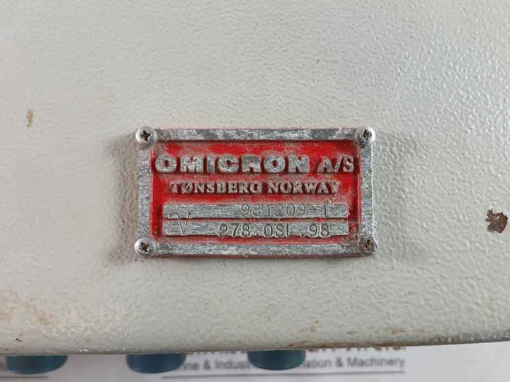 Omicron 981209-1 High Level And Overfill Alarm Unit Je109020, Oau-01/Ex Rev:1.02