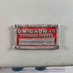 Omicron 981209-1 High Level And Overfill Alarm Unit Je109020, Oau-01/Ex Rev:1.02