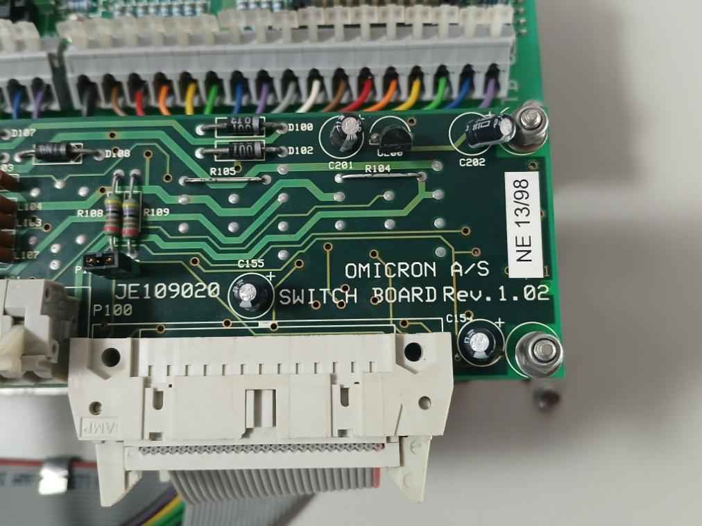 Omicron 981209-1 High Level And Overfill Alarm Unit Je109020, Oau-01/Ex Rev:1.02