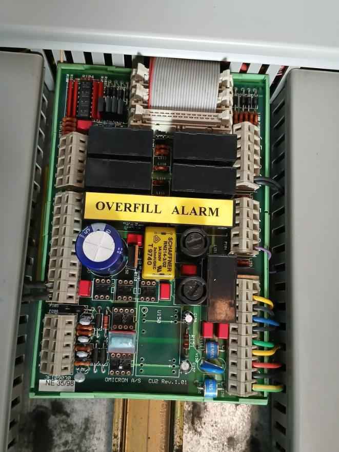 Omicron 981209-1 High Level And Overfill Alarm Unit Je109020, Oau-01/Ex Rev:1.02