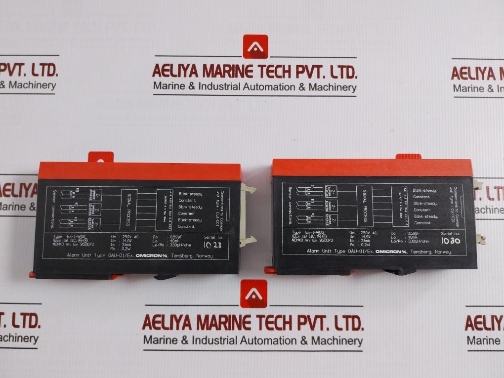 Omicron Alarm Unit 250V Ac Oau-01/Ex