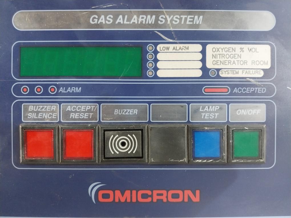 Omicron Je109020 Gas Alarm System