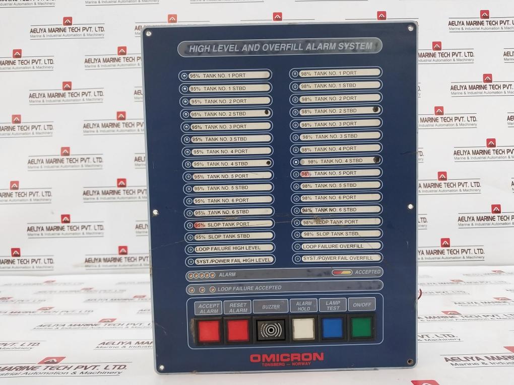 Omicron Je109020 High Level And Overfill Alarm System