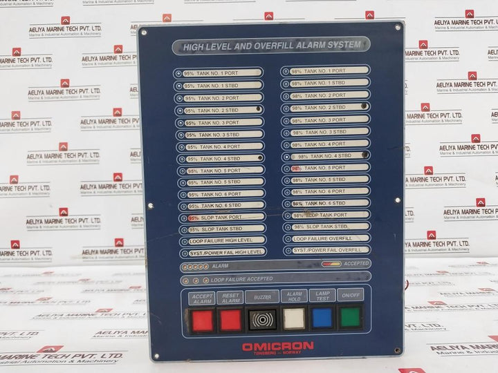 Omicron Je109020 High Level And Overfill Alarm System