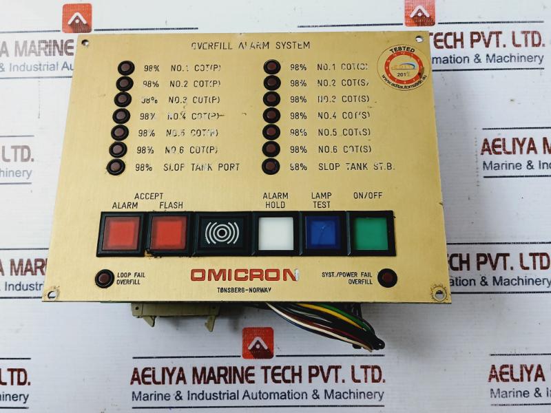 Omicron Je109020 Overfill Alarm System