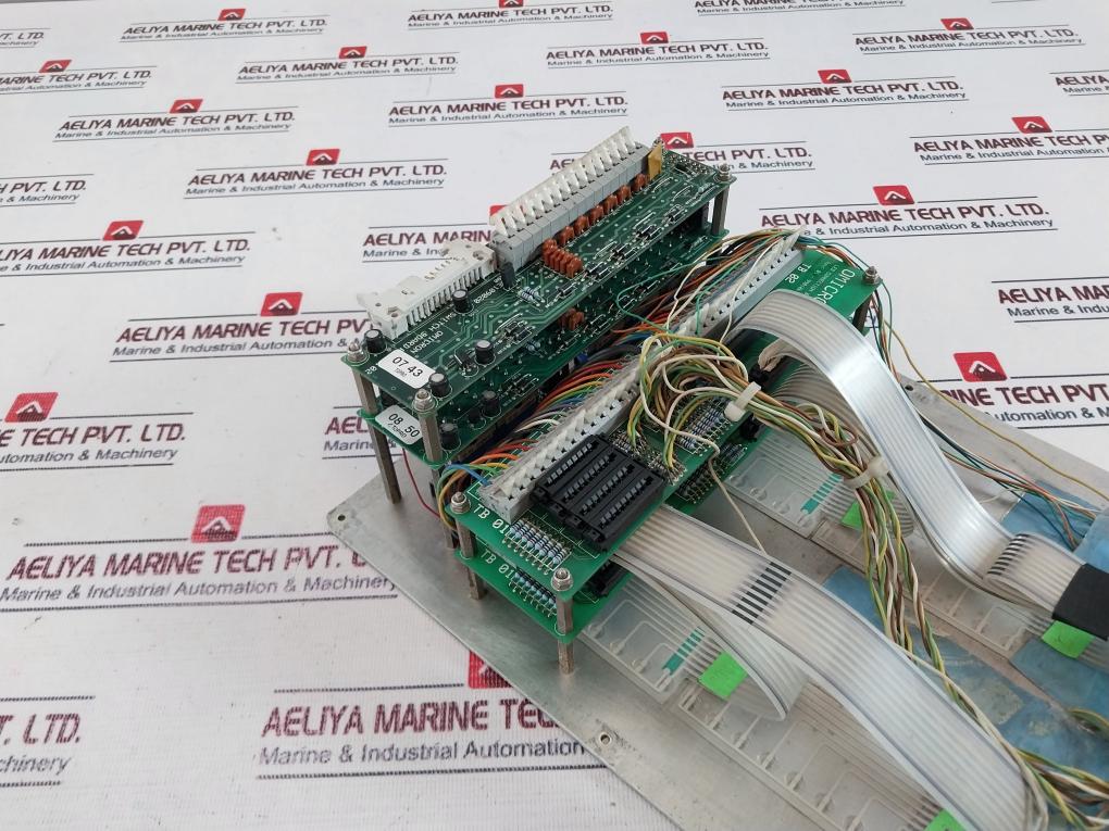 Omicron Je109020 Overfill Alarm System W/ Led Connection Board Tb 02