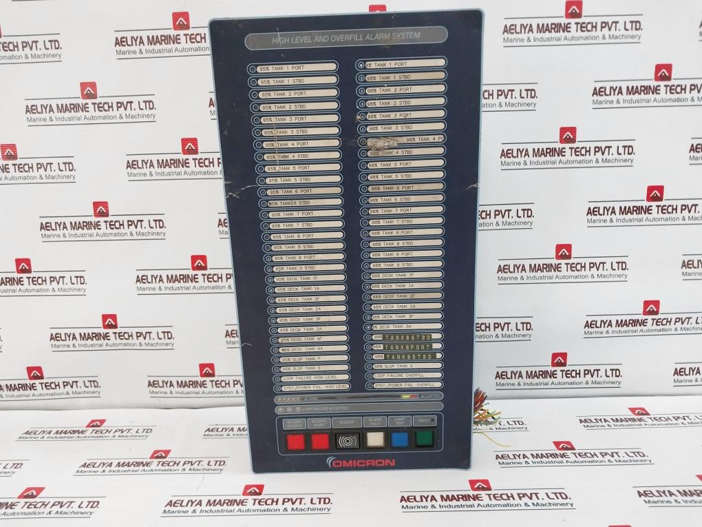 Omicron Je109020 Overfill Alarm System W/ Led Connection Board Tb 02