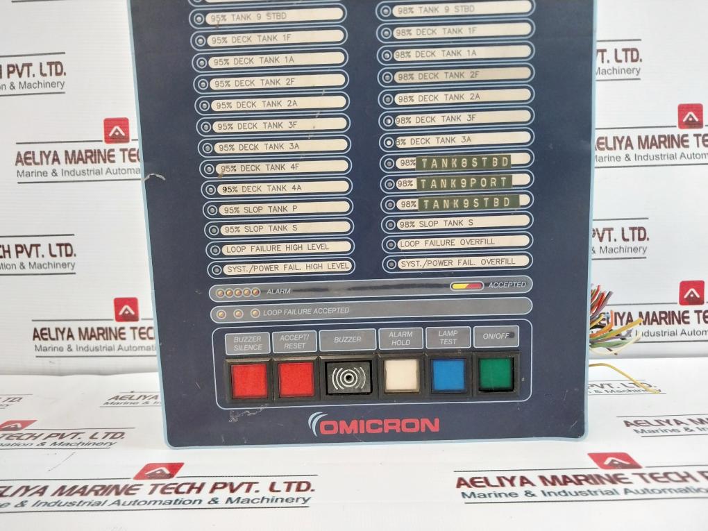 Omicron Je109020 Overfill Alarm System W/ Led Connection Board Tb 02