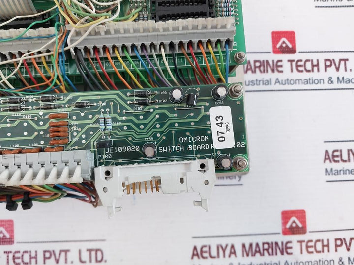 Omicron Je109020 Overfill Alarm System W/ Led Connection Board Tb 02