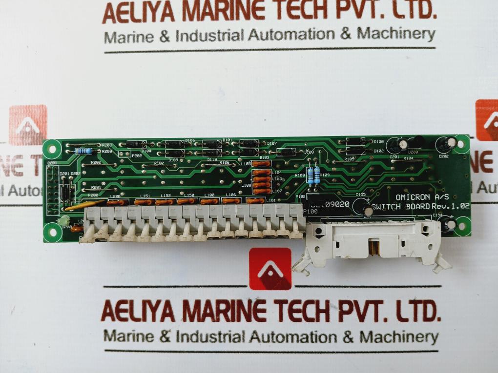 Omicron Je109020 Overfill Gas Alarm System Printed Circuit Switch Board Rev 1.02