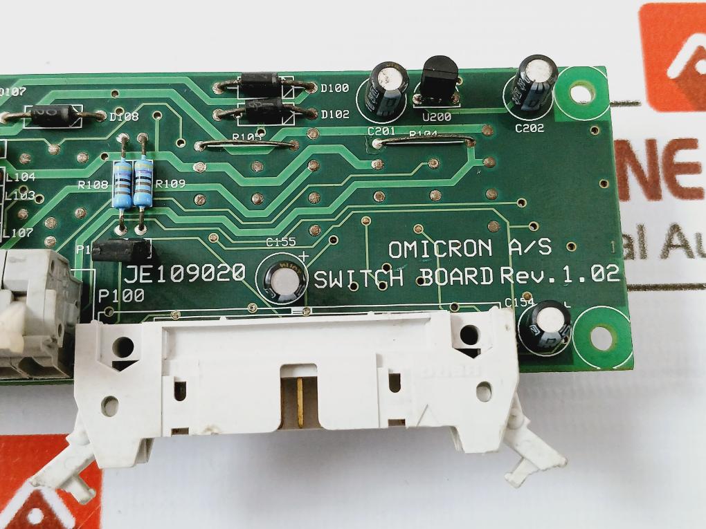 Omicron Je109020 Overfill Gas Alarm System Printed Circuit Switch Board Rev 1.02