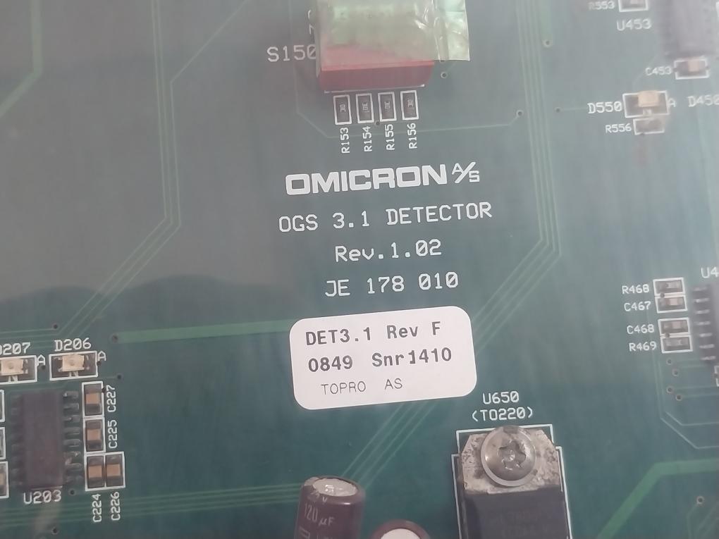 Omicron Je 178 010 Display Card Rev.1.02
