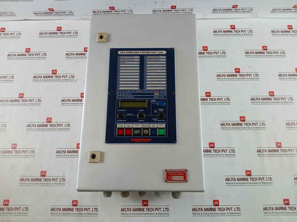 Omicron Ogs 3.0/5 Gas Sampling System With Enclosure & Power Supply Rev 1.02