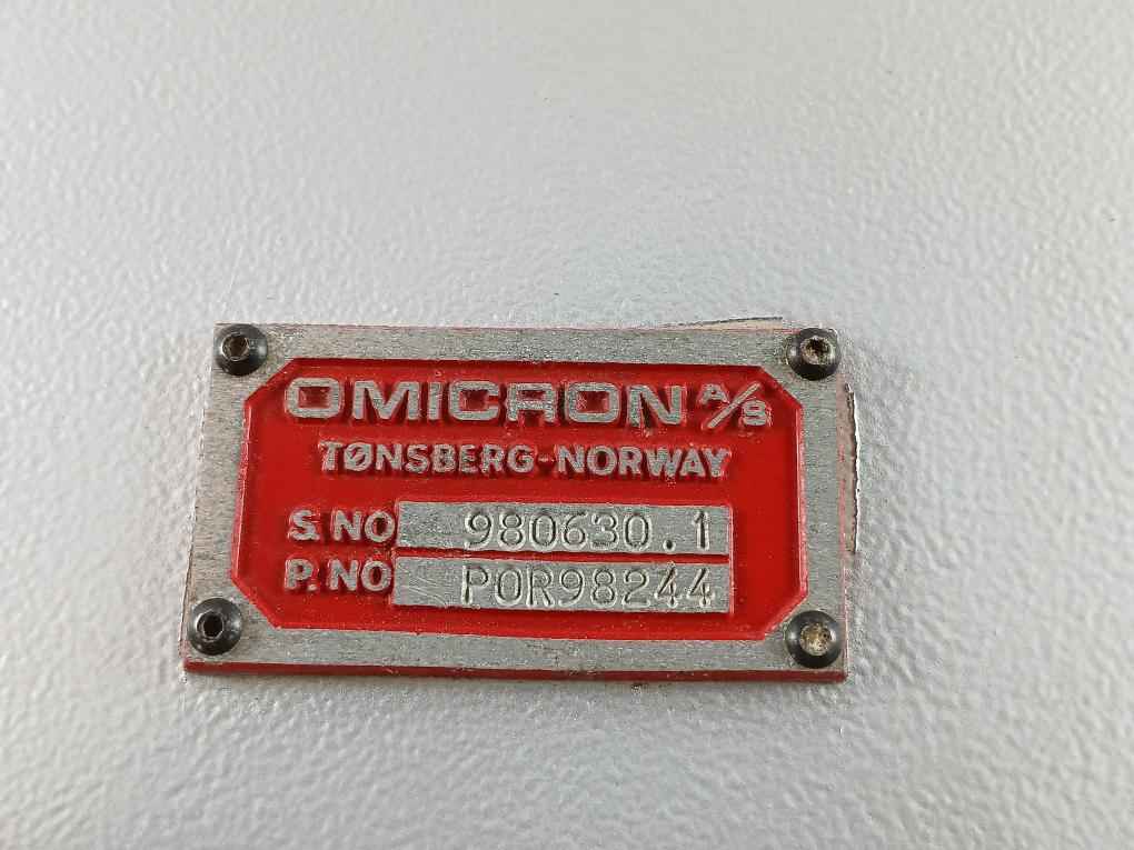 Omicron Ogs 3.0/5 Gas Sampling System With Enclosure & Power Supply Rev 1.02