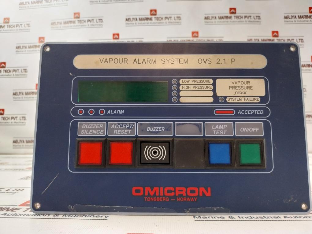 Omicron Ovs 2.1 P Vapour Alarm System Rev.1.02