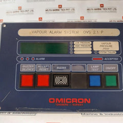 Omicron Ovs 2.1 P Vapour Alarm System Rev.1.02