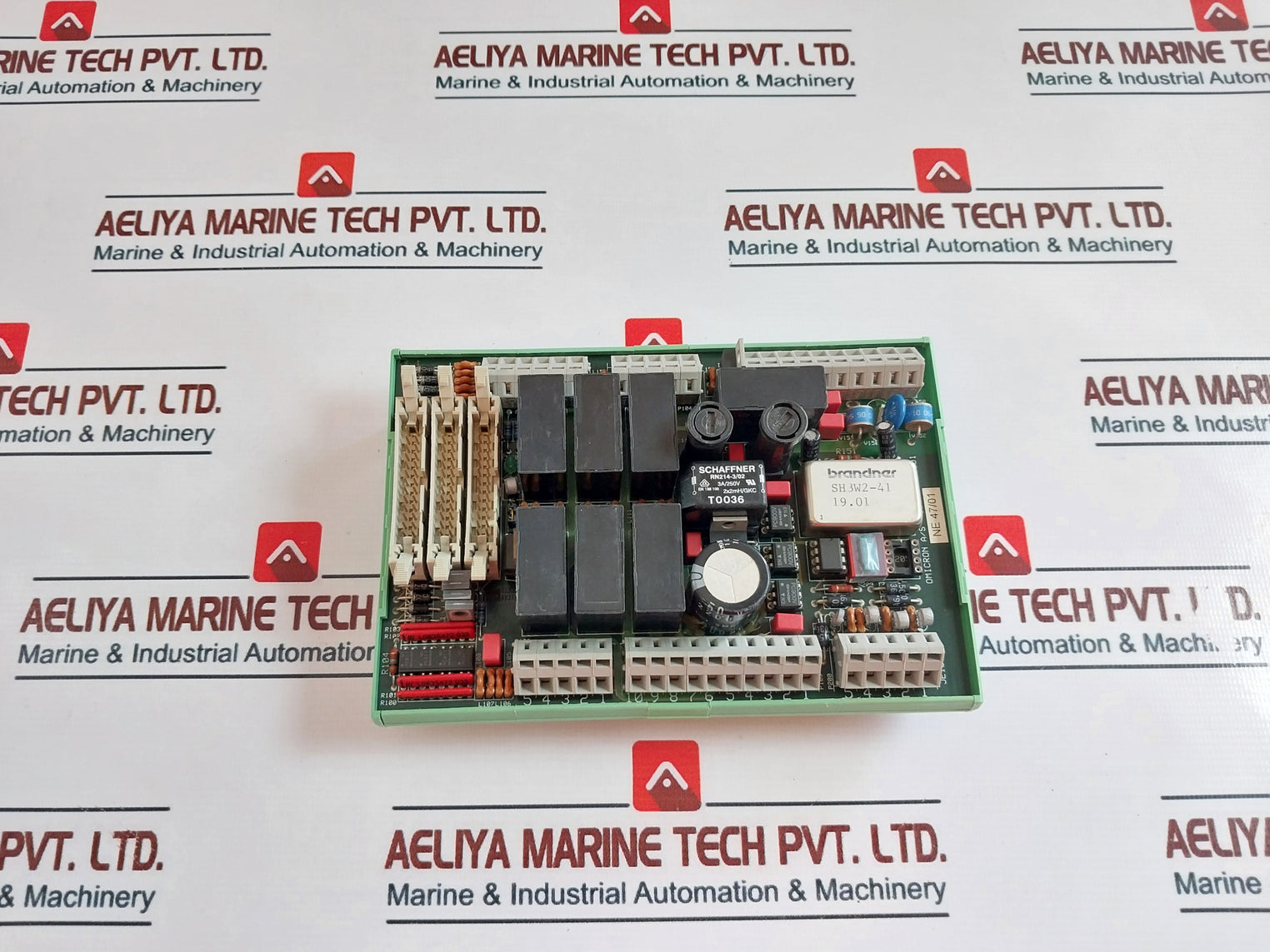 Omicron/ Phoenix Contact Je109030 Pcb Module Cu2 Rev. 1.01