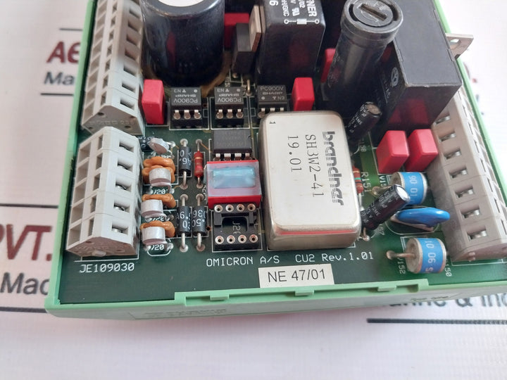 Omicron/ Phoenix Contact Je109030 Pcb Module Cu2 Rev. 1.01