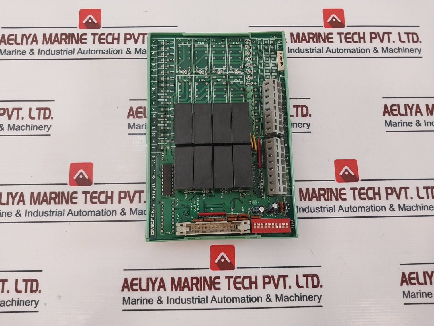 Omicron/ Phoenix Contact Relay16 Pcb Module Rev: 1.00