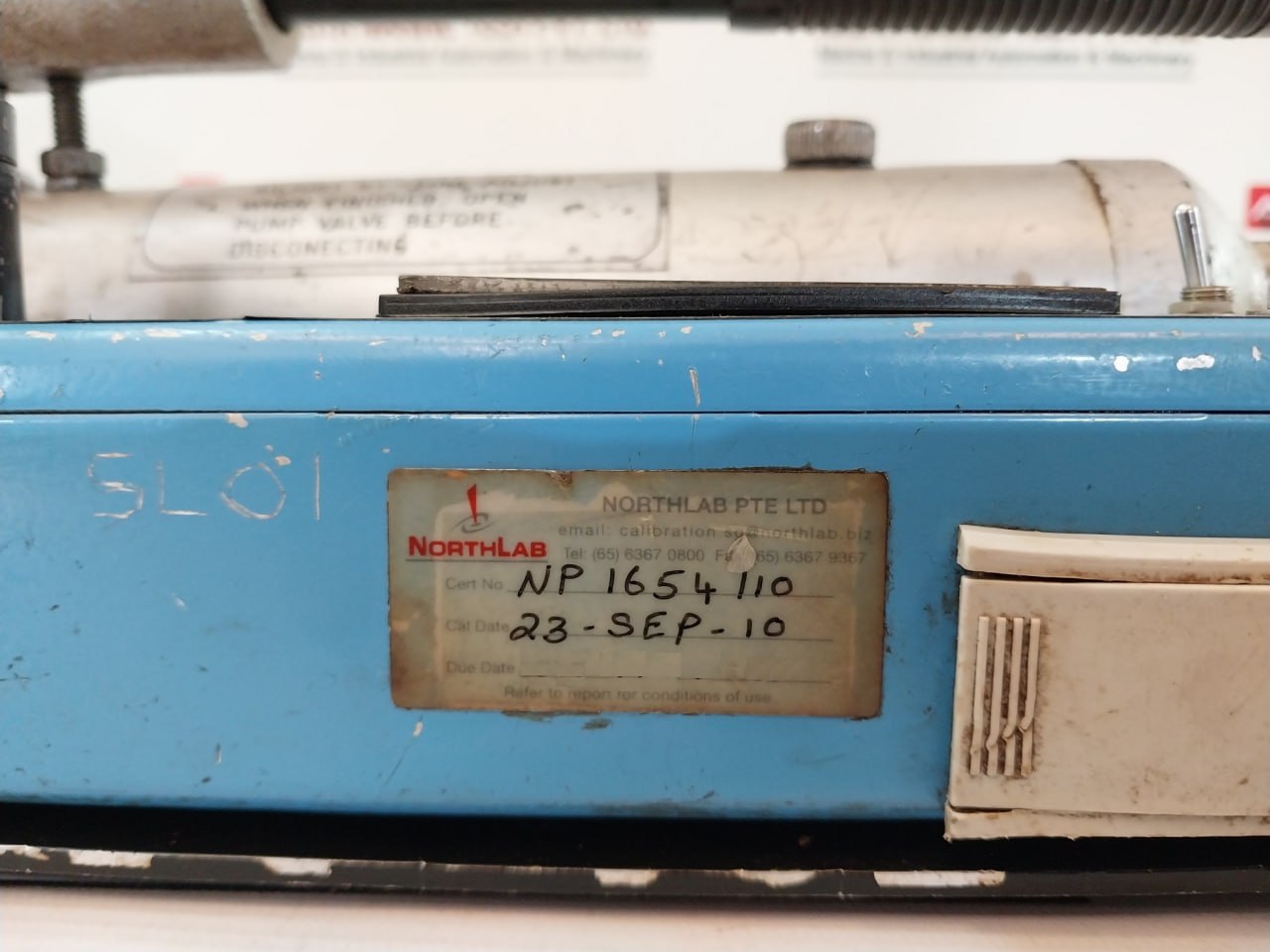 Omicron Ote-p202 Pressure Calibrator 0.1Mpa 14.5 Psi 1.02 Kg/Cm2