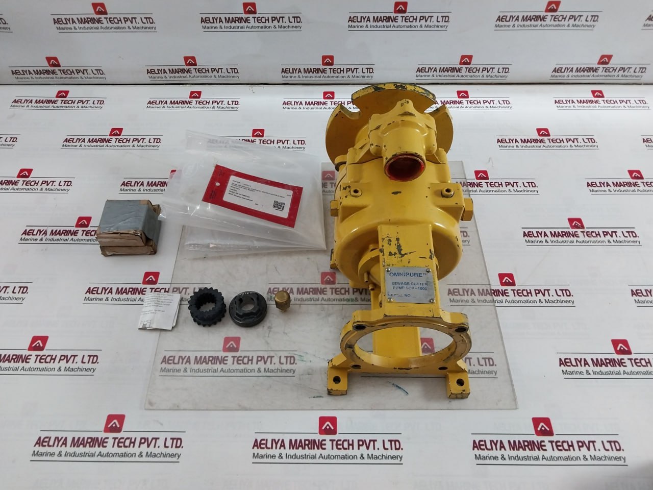Omnipure Scp-1000 Macerator Bronze Sewage Cutter Pump Max Rpm 9200