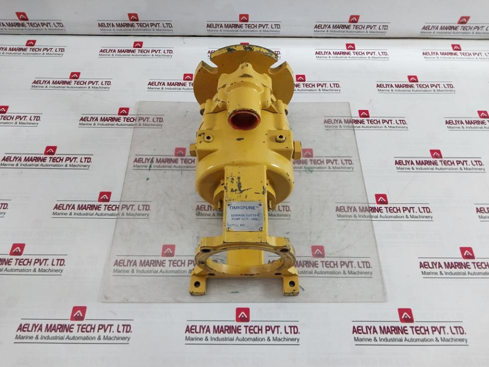 Omnipure Scp-1000 Macerator Bronze Sewage Cutter Pump Max Rpm 9200
