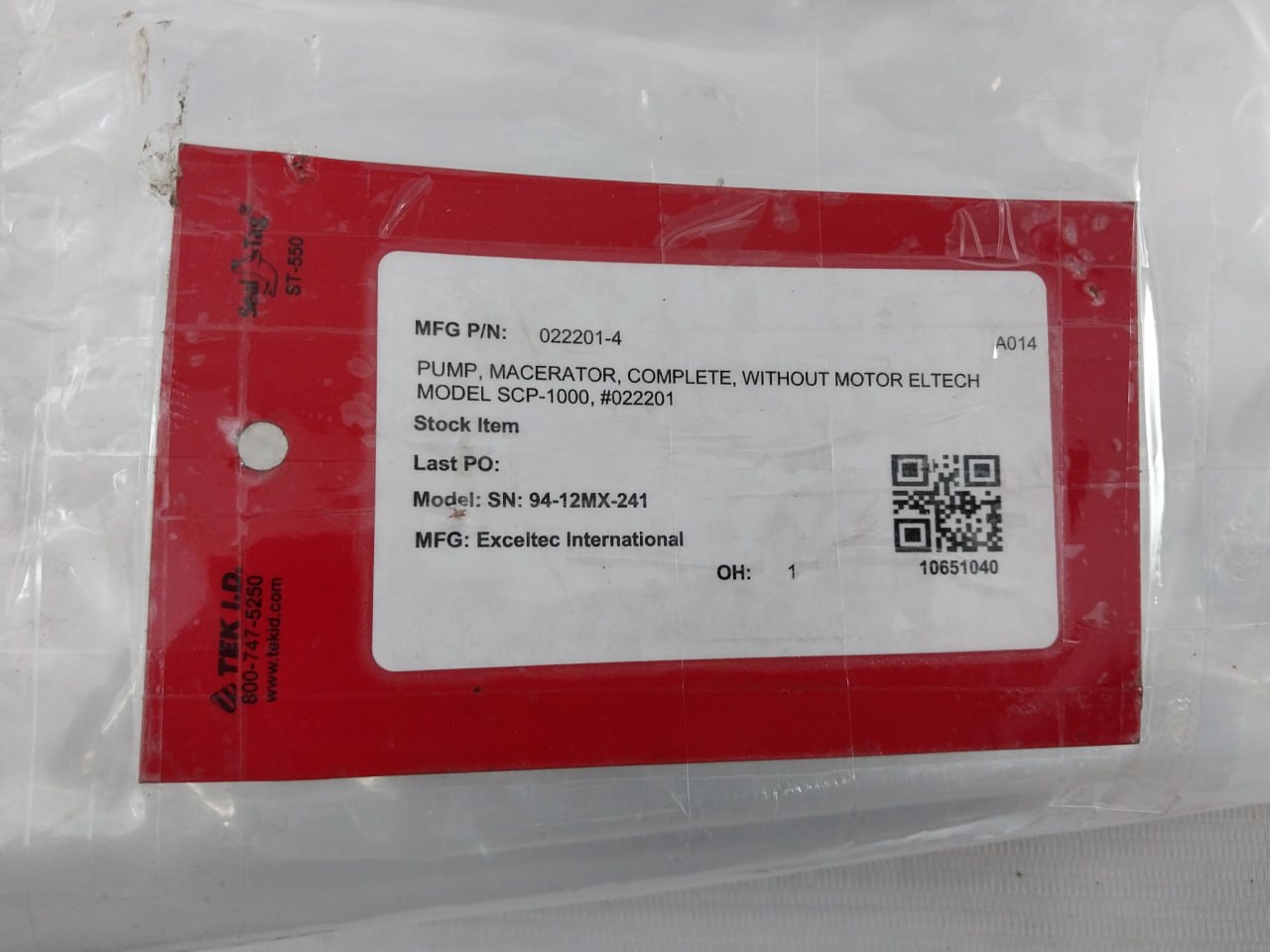 Omnipure Scp-1000 Macerator Bronze Sewage Cutter Pump Max Rpm 9200