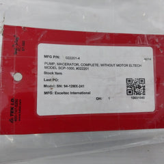 Omnipure Scp-1000 Macerator Bronze Sewage Cutter Pump Max Rpm 9200