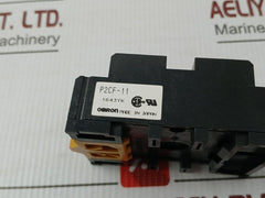 Omron-1643Yk-10A-250Vac-Relay-Socket-P2Cf-11-Lot-Of-2X-209074-8