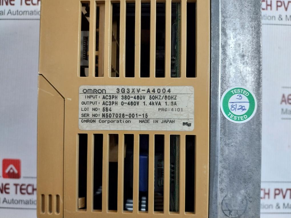Omron-Ac3Ph-380-460V-50Hz-60Hz-3Ph-Inverter-Drive-3G3Xv-a4004-208972-8