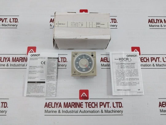 Omron-Solid-State-Analog-Timer-Relay-100-240-Vac-50-60hz-0-1-2-Min-H3cr-A8e-1