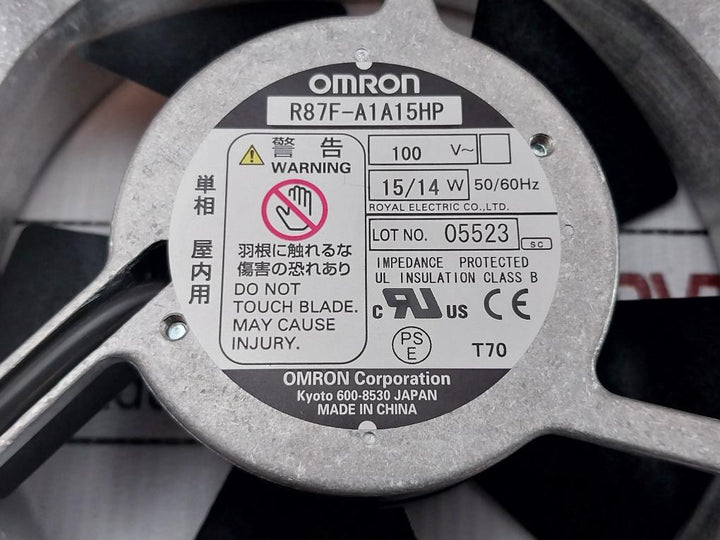 Omron-Tube-Axial-Flow-Fan-100Vac-50-60Hz-Part-No-R87F-a1A15Hp-209801-9