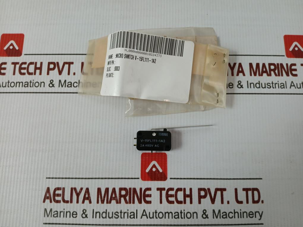 Omron-V-15fl111-1a2-Micro-Switch-2a-480v-Ac-1