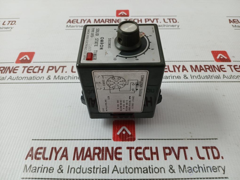 Omron 0-10 Sec 100 Vdc Dts Solid State Timer Dts-24Vdc