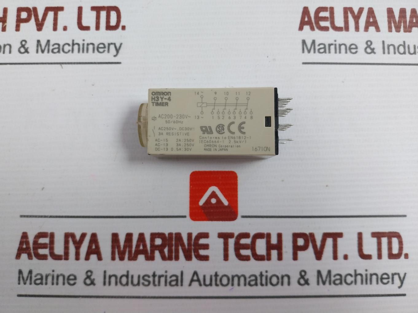 Omron 0-30 Sec H3Y-4 Timer Relay Ac200-230V